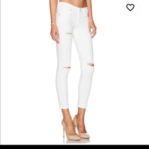 Agolde Collette Skinny in Malibu Distressed